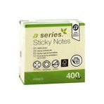 Aseries 75x75 mm 400 Yaprak Sarı Yapışkanlı Not Kağıdı