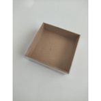 Asetat Kapaklı Hediyelik Kutu Bebek,mevlid,kına,söz Hediyesi Söz 8X8X3 - Kraft - 100 Adet