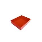 Asetat Kapaklı Karton Kutu 12X15X3 (25 Adet) Kırmızı