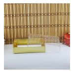 Asetat Kapaklı Karton Kutu 15X15X3 - 50 Adet Gold
