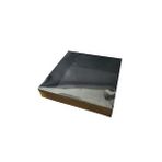 Asetat Kapaklı Karton Kutu Havlu Kutusu 25X25X5 CM (10 Adet) Siyah