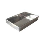 Asetat Kapaklı Karton Yasin Ve Tespih Kutusu 10.5X14.5X2(25 Adet) Gümüş