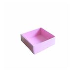Asetat Kutu Altı Karton 5X5X2,2 Cm - 50 Adet Pembe