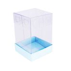 Asetat Kutu Altı Karton 5X5X8 Cm - 50 Adet Mavi