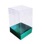 Asetat Kutu Altı Karton 5X5X8 Cm - 50 Adet Yeşil