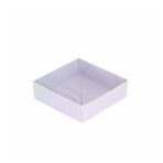 Asetat Kutu Altı Karton 7X7X2.2 CM - 50 Adet Beyaz