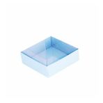 Asetat Kutu Altı Karton 7X7X2.2 CM - 50 Adet Mavi