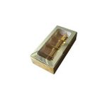 Asetat Pencereli Karton Kutu 20x10x5 CM 8 Bölmeli Kutu - 10 Adet Gold