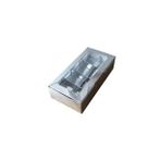 Asetat Pencereli Karton Kutu 20x10x5 CM 8 Bölmeli Kutu - 10 Adet Gümüş