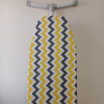 Asev Home İpli Ayarlanabilir Isıya Dayanıklı Keçeli Büyük Boy Ütü Masası Kılıfı Örtüsü Bezi 55x140cm Lidyana