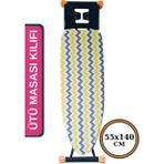 Asev Home Ütü Masası Kılıfı Büyük Boy Ipli Stoperli Keçeli Kılıfı Örtüsü Bezi 55X140CM Lidyana