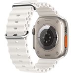 Asfal Apple Watch Uyumlu 42MM 44MM 45 mm 49M Kordon 1/2/3/4/5/6/se/7/8/ultra - Beyaz