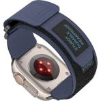 Asfal Apple Watch Uyumlu Şık Kordon - Lacivert - Siyah