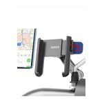 Asfal Kilit özellikli Ayna Bağlantılı Motosiklet Telefon Tutucu 360° Dönebilen Motor Telefon tutacağı