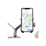 Asfal Metal Ayna Bağlantılı Motosiklet Scooter Telefon Tutucu 360° Dönen Motosiklet Cep Telefonu Tutucu