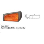 Asfar Sinyal Lamba Sağ Ön 2 5 Ford 91/92M Plastik Çerçeveli