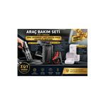 asfteknoloji Akü Takviye+Araç Süpürge+Bluetooth Kulaklık Hediye