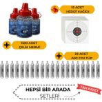 ASG 20 Co2 Tüp, 1.500 4.5mm Bbs Mermi Set Hedef Kağıdı Hediyeli