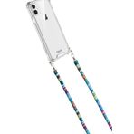 Ash Tüm Telefonlarla Uyumlu El Emeği Örgülü Renkli 110 Cm Ipli Ve Boyun Askılı Kumaş Telefon Askısı (Renkli)