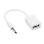 ASHATA 3.5mm AUX Ses Erkek, 3.5mm Erkek Dişi USB AUX Ses Kablosu Dönüştürücü Adaptör Kablosu, CD Çalar, Bilgisayar, TV, Çeşitli Oynatıcılar, Cep Telefonları, MP3, vb.