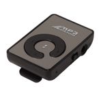 ASHATA Arka Klipsli MP3 Çalar, Kulaklıklı Hafif Taşınabilir MP3 Müzik Çalar, 8GB Hafıza Kartı Desteği, Uzun Pil Ömrü, Seyahat Ve Spor Için Müzik Çalar (BLACK)