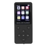 ASHATA BT 5.0 HiFi MP3 Çalar, 1,8 inç Renkli Ekran, 16GB Hafıza Kartı Dahil, 10 Saat Çalma Süresi, Gürültü Azaltıcı Kaydedici, Resim, Video, Kitap Kaydı Için (BLACK)