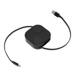 ASHATA Geri Çekilebilir USB Hızlı Şarj Kablosu, Kablo Önemlidir Kısa Geri Çekilebilir USB C Kablosu, 3'ü 1 Arada 5A PD Telefon Tutuculu Çoklu USB Kablosu IP Tip C Mikro USB Bağlantı