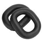 ASHATA RPHTX7A için RPHTX7 Yedek Earpads for RPHTX9 Kulaklık, Kulak Pedi Kılıfı, sünger + PU Deri Kulaklık Yastığı, Siyah