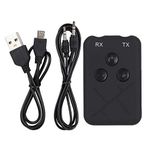 ASHATA Ses Alıcısı ve Vericisi, Bluetooth Verici Alıcısı, RXTX10 Kablosuz Bluetooth Ses Seviyesi Kontrolü TV, CD Çalar, MP3 vb. İçin Dahili Pil Alıcı Vericisi.