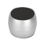 ASHATA Taşınabilir Hoparlör, Mini Hoparlör, IP67 Suya Dayanıklı USB Şarj Dahili Mikrofon Duş, Oda, Bisiklet, Araba Için Taşınabilir Kablosuz Mini Hoparlör (SILVER)