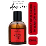 Ashley Joy Desire Unisex Parfüm EDP 100 ML | Baharatlı & Oryantal | Safran, Yasemin, Amber, Meşe Yosunu | Amber Renkli Cam Şişe
