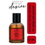 Ashley Joy Desire Unisex Parfüm EDP 50 ML | Baharatlı & Oryantal | Safran, Yasemin, Amber, Meşe Yosunu | Amber Renkli Cam Şişe