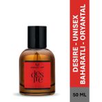 Ashley Joy Desire Unisex Parfüm EDP 50 ML | Baharatlı & Oryantal | Safran, Yasemin, Amber, Meşe Yosunu | Amber Renkli Cam Şişe