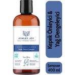 Ashley Joy Kepek Karşıtı Onarıcı Saç Bakım Şampuanı 400 ml - Normal & Yağlı Saçlar İçin, Doğal Özlü, Tuzsuz - 1