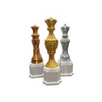 Asi Bursa3dfilament Satranç Figürlü Ödül Kupaları 3'lü Set /turnuva, Yarışma, Etkinlik Kupaları