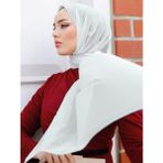 Asia Collection Düz Şifon Şal - Beyaz