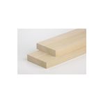 asiawoods Beyaz Ahşap Çıta 20mmx15mmx100cm 10 Adet kavak0005