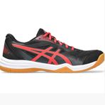 Asics 1071A086-002 Upcourt 5 Siyah Kırmızı Erkek Voleybol Ayakkabısı