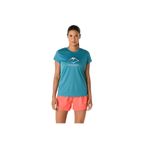 Asics 2012C971-425 Fujitrail Mavi Koşu Kadın T-shirt