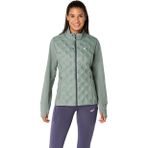 Asics 2012D069-400 ROAD WINTER JACKET Yeşil Kadın Zip Ceket