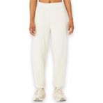 Asics 2032C844 Logo Sweatpant Alti Krem Kadın Eşofman Altı M