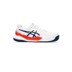 Asics Gel Resolution 9 GS Beyaz Kırmızı Çocuk Tenis Ayakkabısı