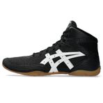 Asics MATFLEX 7 Black/Pure Silver Güreş Ayakkabısı 1081A051-001, 45, 1081A051-001, Siyah, Erkek