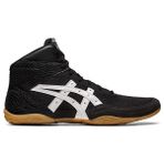 Asics Matflex 7 Erkek Siyah Güreş Ayakkabısı 1081A051-001 - Siyah-Beyaz
