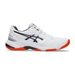 Asics Netburner Ballistic Ff 3 Erkek White/Guava Voleybol Ayakkabısı 1051A073-105 - Renkli