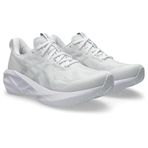 ASICS NOVABLAST 5 Erkek Koşu Ayakkabısı, 100 (beyaz/peedmont gri), 10 US, 100 (beyaz/peedmont gri), 10 US