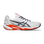 Asics Solution Speed Ff 3 Erkek Tenis Ayakkabısı White/Morganite Hafif ve Esnek Taban ile 1041A438-103 - 100-Beyaz