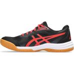 Asics Upcourt 5 Siyah-Kırmızı Spor Ayakkabı Erkekler İçin Hafif ve Esnek Taban Özelliğiyle