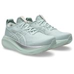 ASICS Women's Gel-Nimbus 27 spor ayakkabı, Saf Aqua White, 40 EU