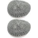 Asil Acar Home 2 Adet Paslanmaz Çelik Tel Bulaşık Teli Poşetli - 10 x 10 cm